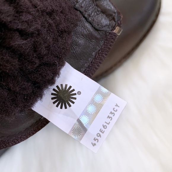 UGG Men’s Messner Waterproof Stout Moto Boots - Picture 7 of 8